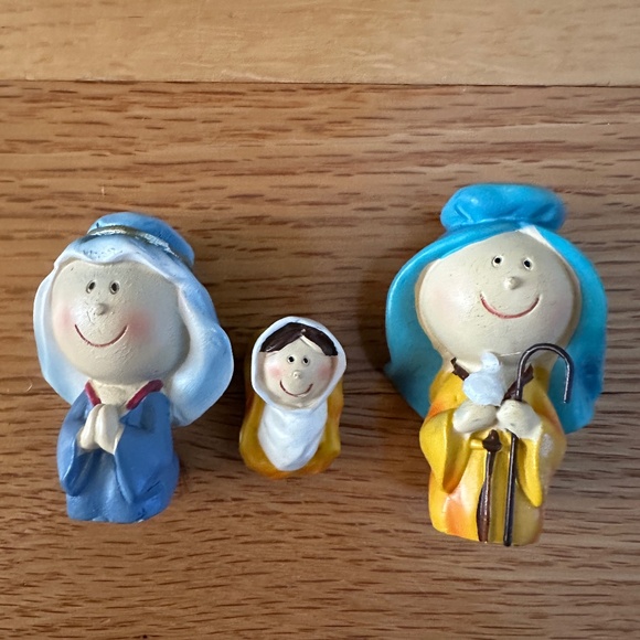 Nativity Set Holiday Time 7-Piece Child Like Figures - Picture 4 of 10